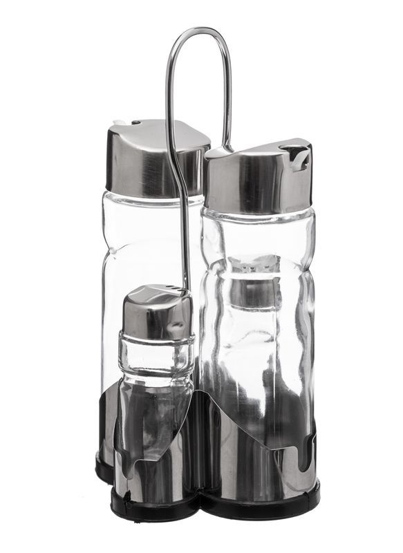 Set Sel Et Poivre En Verre 11X10X20Cm