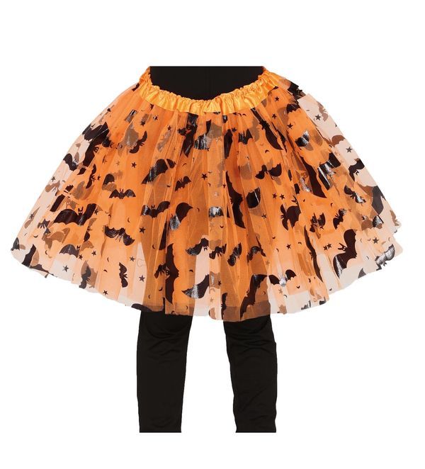 Halloween-Accessoire Dekoriertes Orangefarbenes Tutu  30Cm