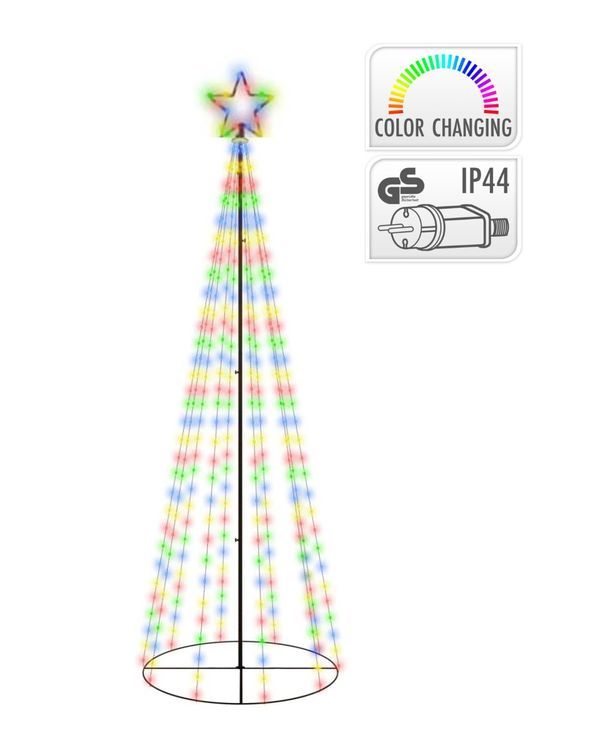 Albero Di Natale Luminoso 154 Led  150Cm