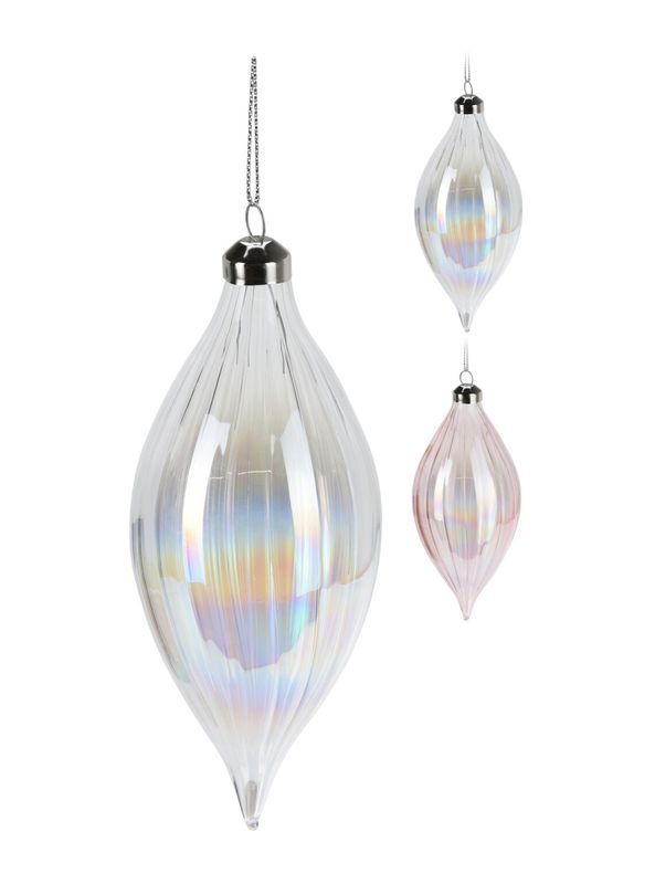 Weihnachtskugeln Aus Glas Fallen Lassen 12Cm - Sortiert