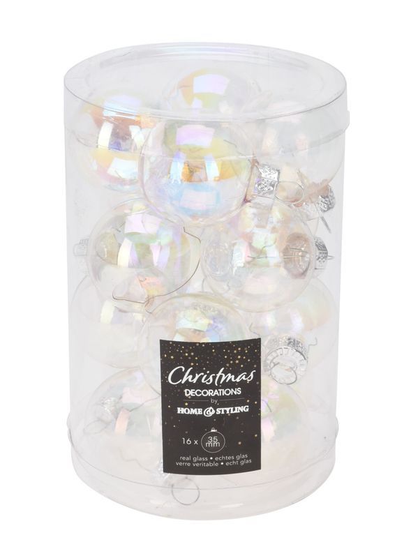 Weihnachtskugeln Aus Glas Schillernd 16 Stücke 3.5Cm 