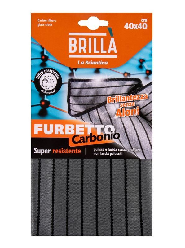 Chiffon Furbetto Carbon 40X40Cm