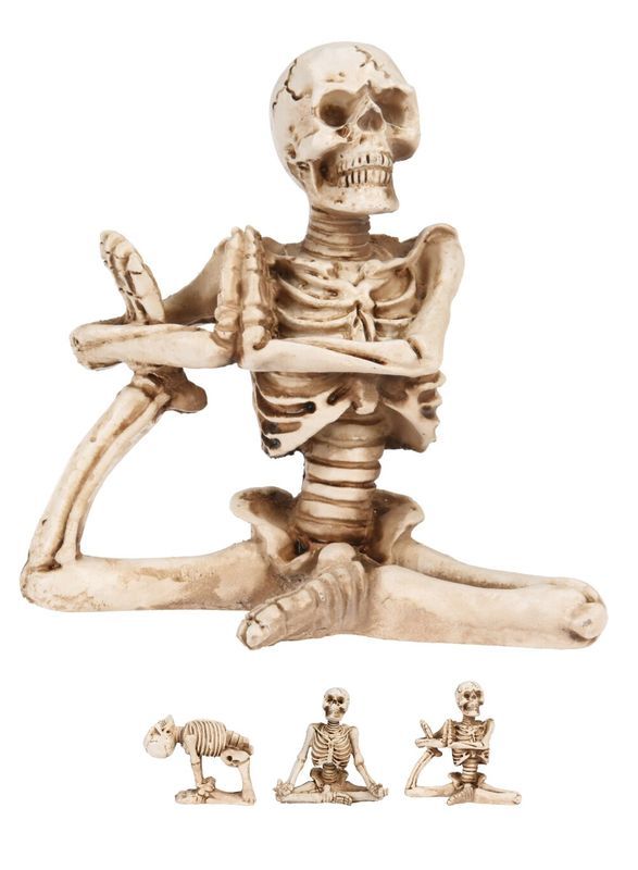 Déco Halloween Scheletro 9X5Cm - Assortito