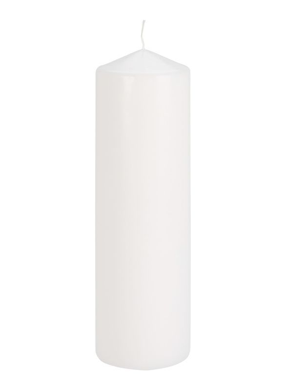 Candela Natalizia Bianco 8X24Cm