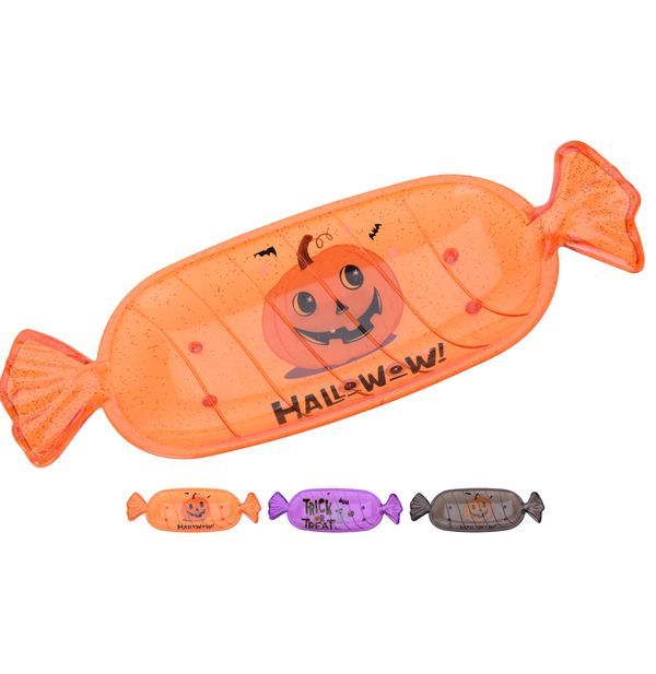 Accessorio Da Tavola Halloween Vassoio Caramelle 35X13Cm - Assortito