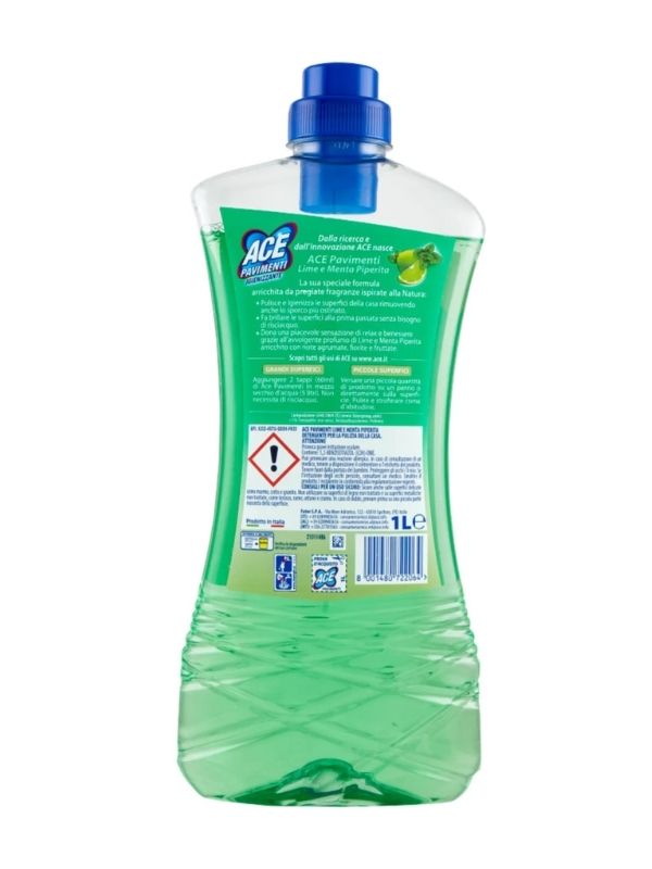 ACE Detersivo Pavimenti Menta E Lime 1000Ml