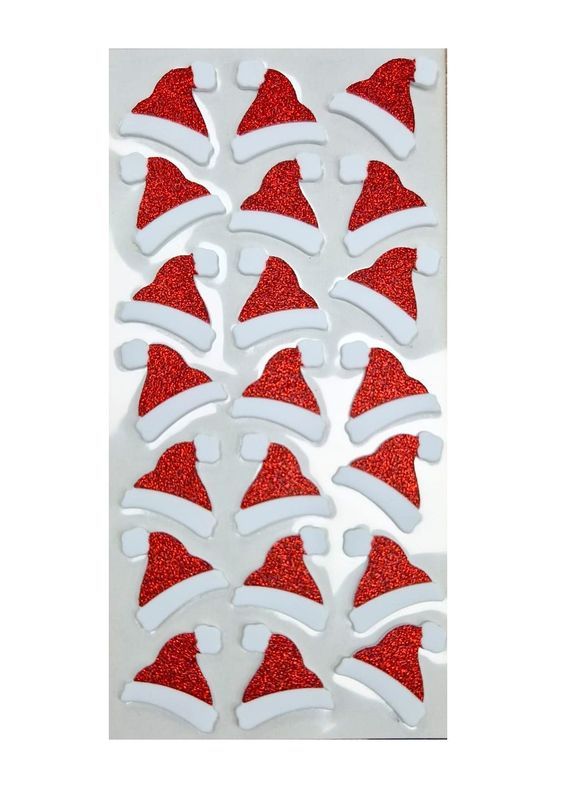 Weihnachts-Paketverschlussaufkleber Mit Glitter