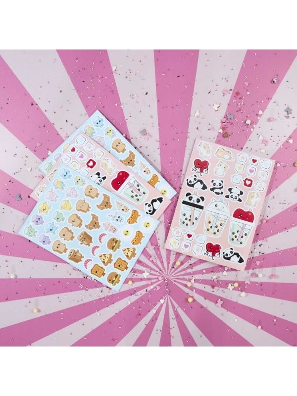  Stickers Kawaii - Assorti