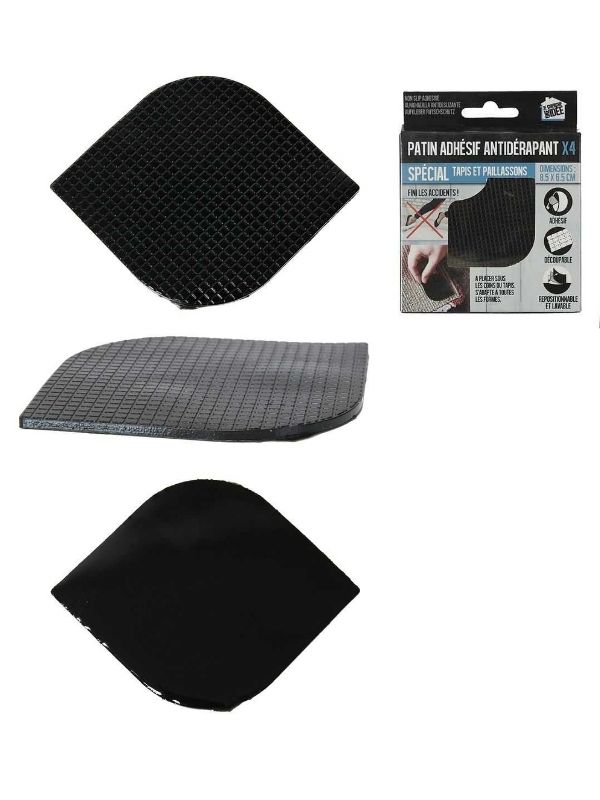 Accessoire Pour La Maison Adhésif Antidérapant 4 Pièces 