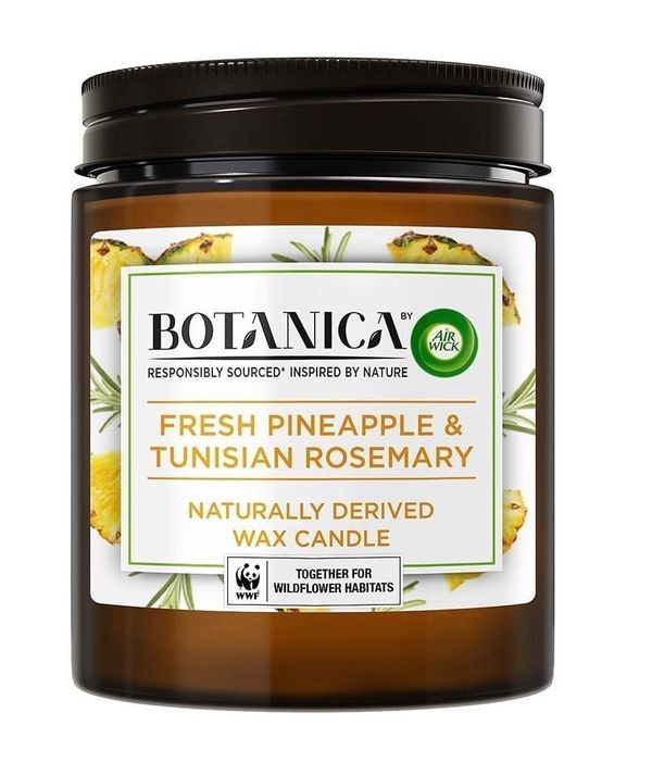 AIR WICK Botanica Bougie Parfumée Ananas Et Romarin 500G
