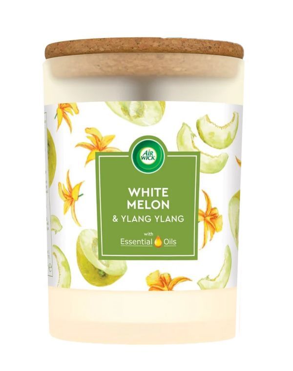 AIR WICK  Candela Profumata Melone Bianco E Ylang Ylang 185G