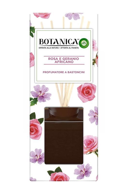 AIR WICK Botanica Diffusore A Bastoncini Rosa E Geranio 80Ml