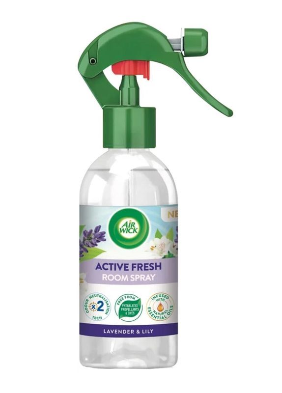 AIR WICK Active Fresh Spray Per Ambienti Lavanda E Iris 237Ml