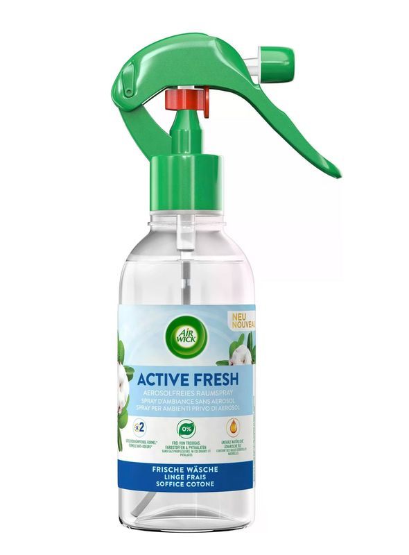 AIR WICK Active Fresh Spray D'Ambiance Coton 237Ml