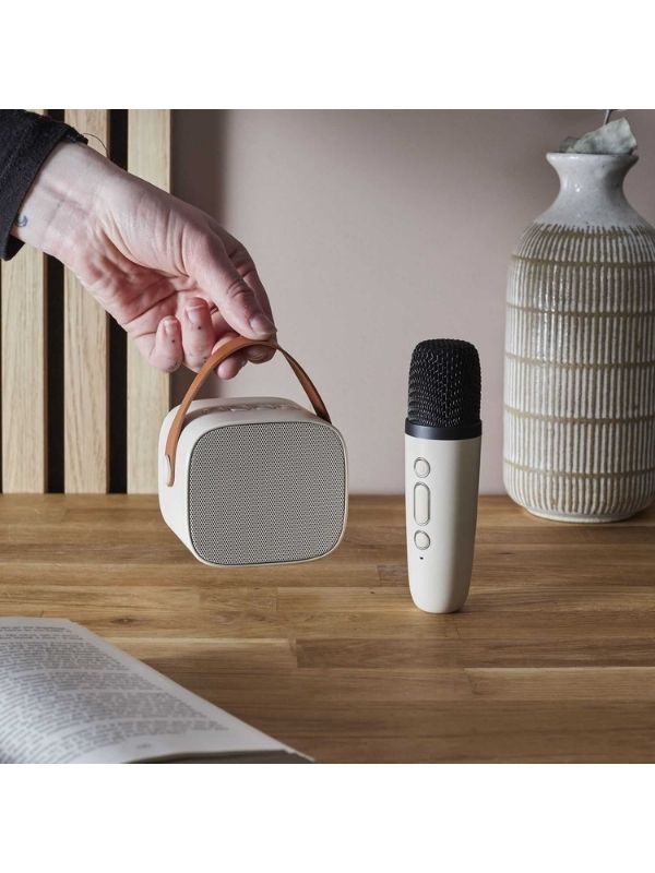  Haut-Parleur Et Microphone Pour Karaoké 