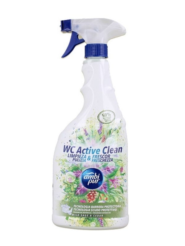AMBIPUR Spray Bad Sauberkeit Und Frische Salbei&Zeder 750Ml