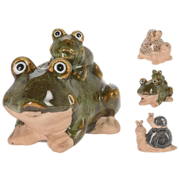 Assortiments d'animaux décoratifs en porcelaine 10 x 6 x 11 cm