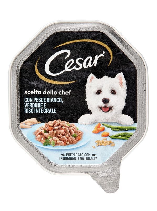 CESAR Aliments Humides Poisson Blanc 150G