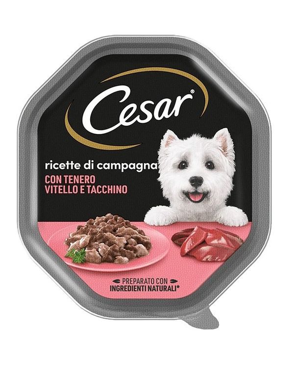 CESAR Cibo Umido Vitello E Tacchino 150G