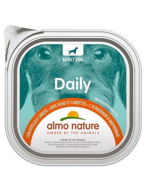 ALMO NATURE Dalily Patè Veau Et Carottes 300G