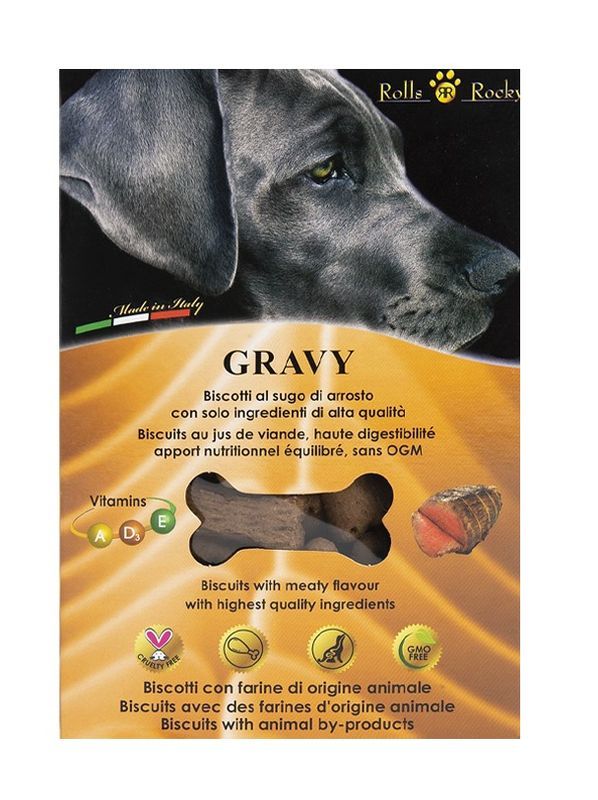 ROLLS ROCKY Biscuits Pour Chiens Gravy 300G
