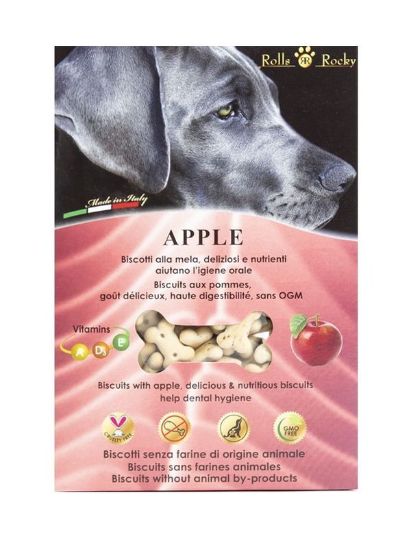 ROLLS ROCKY Biscotti Per Cani Mela 300G
