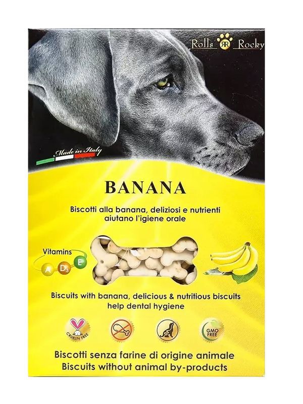 ROLLS ROCKY Biscotti Per Cani Banana 300G