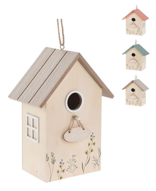 Accessorio Per Giardino Casa Per Uccellini 16X10X21Cm - Assortito