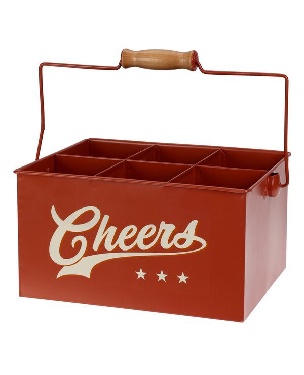 Deko-Flaschenhalter Mit Griffen 25X20X14Cm