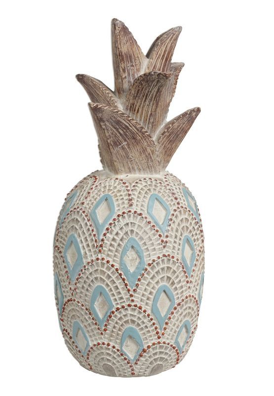 Ananas Déco In Resina 15X33Cm