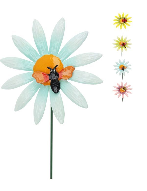 Pick Déco Giardino Fiore Metallo 68Cm - Assortito