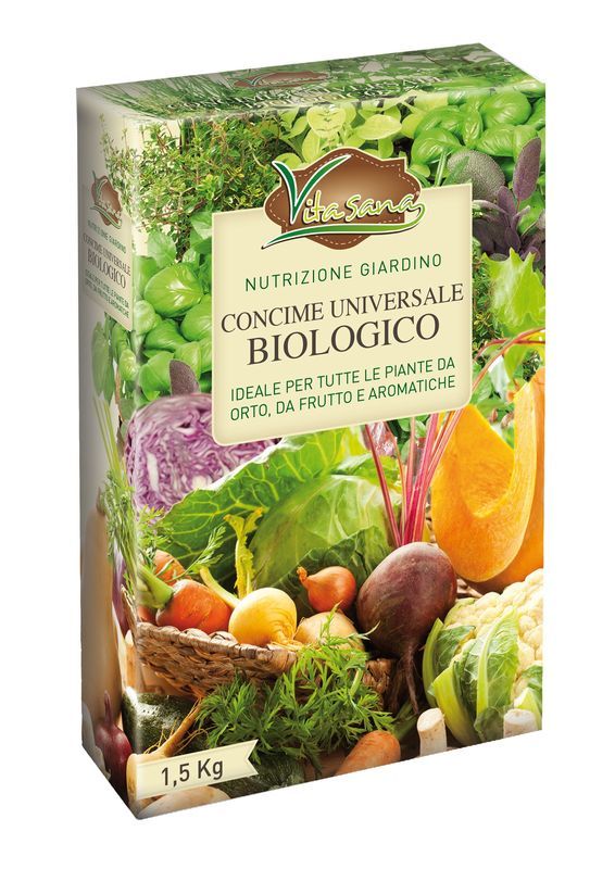 VITA SANA Concime Granulare Universale Organico 1.5Kg