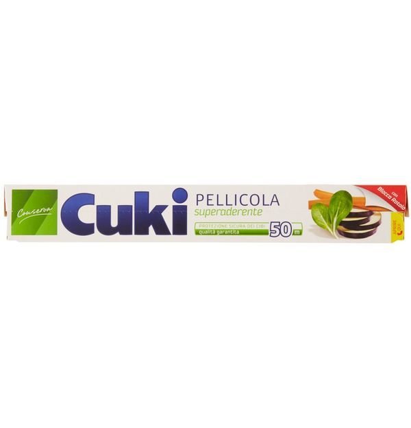 CUKI Pellicola Trasparente Super Aderente 50M