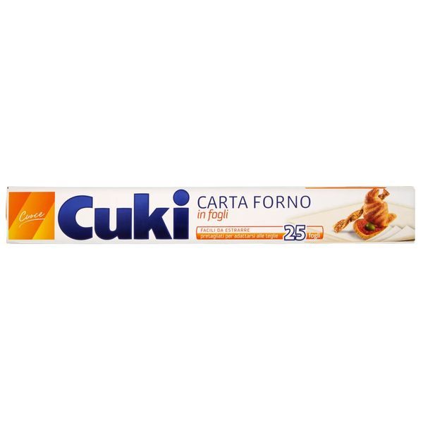 CUKI Carta Forno 25 Fogli 