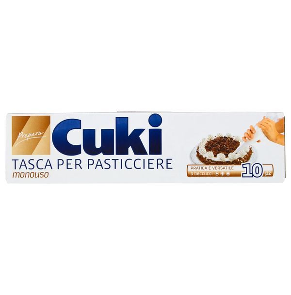 CUKI Poche De Confiseur (10 Poches + 3 Becs) 