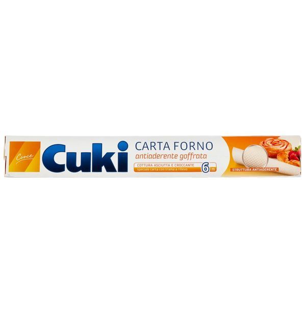 CUKI Carta Forno Antiaderente Goffrata 6M