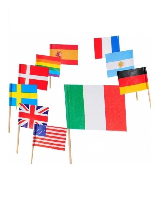 Drapeaux De Finger-Food 50 Pièces 