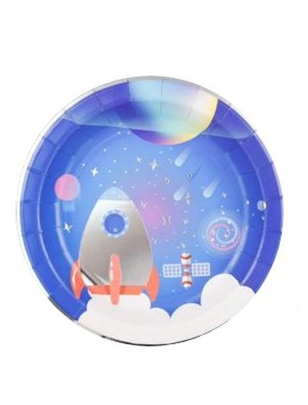 Article Sur Les Fêtes À Thème Espace Grande Assiette 23Cm