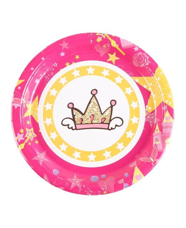 Article Sur Les Fêtes À Thème Princesses Grande Assiette 23Cm