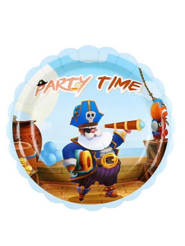 Article Sur Les Fêtes À Thème Pirate Grande Assiette 23Cm