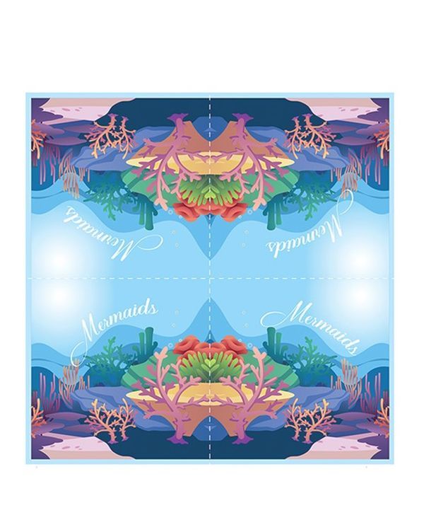 Themenparty-Artikel Sirene Servietten 33X33Cm