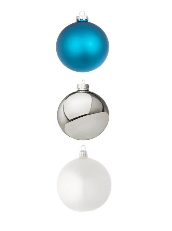 Weihnachtsschüsseln für Baumfarbe eingefroren 5 Stück