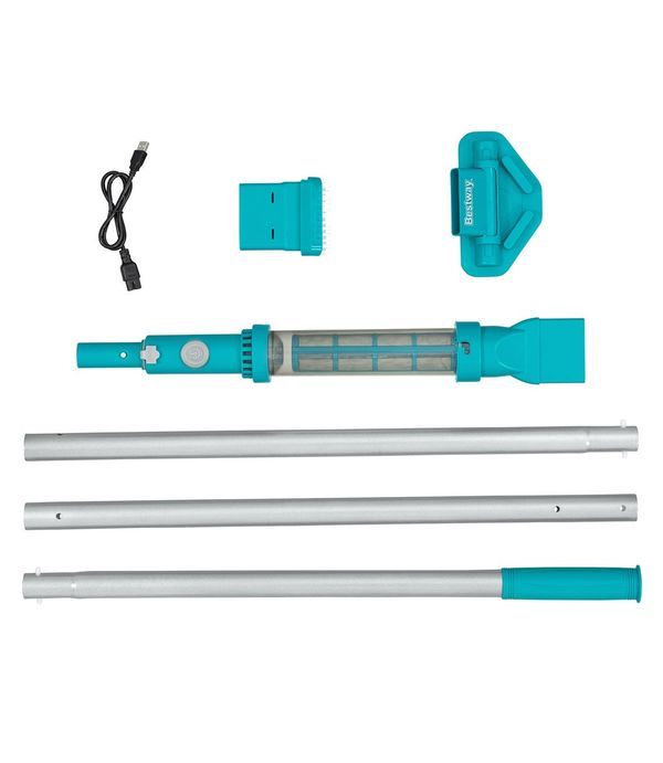BESTWAY Kit De Nettoyage De Piscine Par Aspiration Aquasurge 16.8X9.8X252Cm
