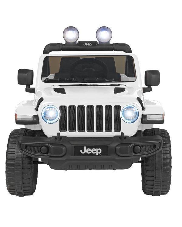 Voiture Electrique Pour Enfants Jeep Wrangler Blanc Avec Télécommande 127X70X80Cm