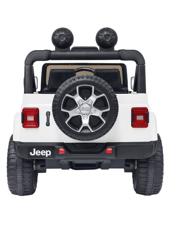 Voiture Electrique Pour Enfants Jeep Wrangler Blanc Avec Télécommande 127X70X80Cm