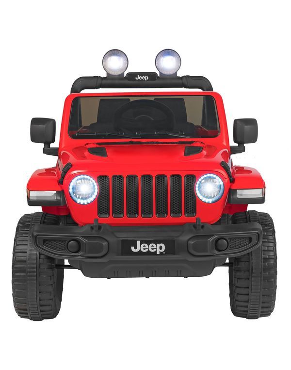 Auto Elettrica Per Bambini Jeep Wrangler Rossa Con Telecomando 127X70X80Cm 