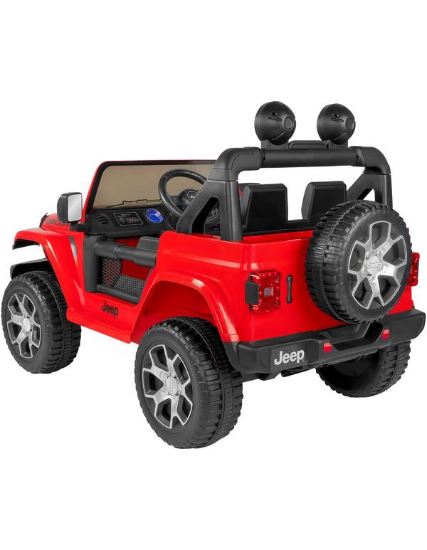 Auto Elettrica Per Bambini Jeep Wrangler Rossa Con Telecomando 127X70X80Cm 