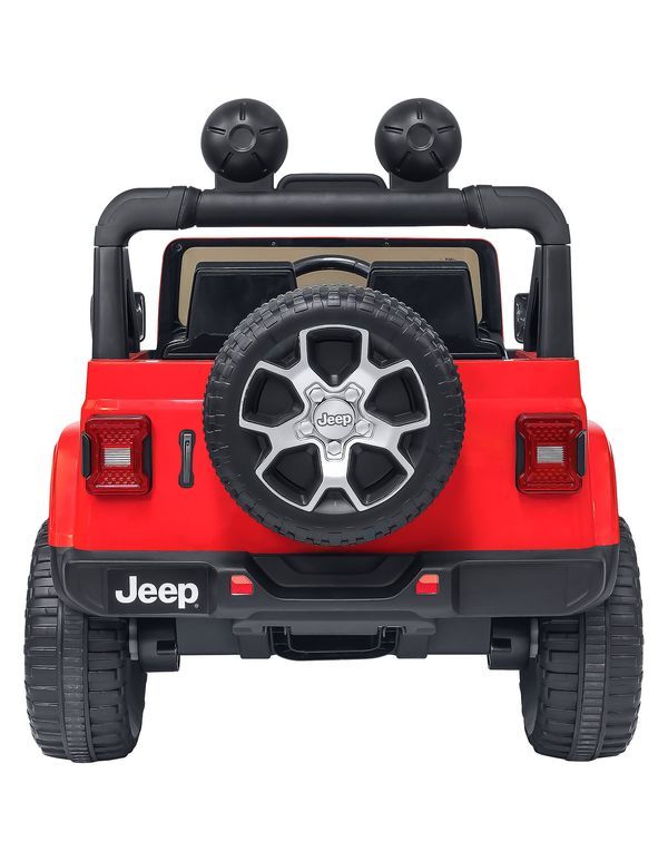 Auto Elettrica Per Bambini Jeep Wrangler Rossa Con Telecomando 127X70X80Cm 
