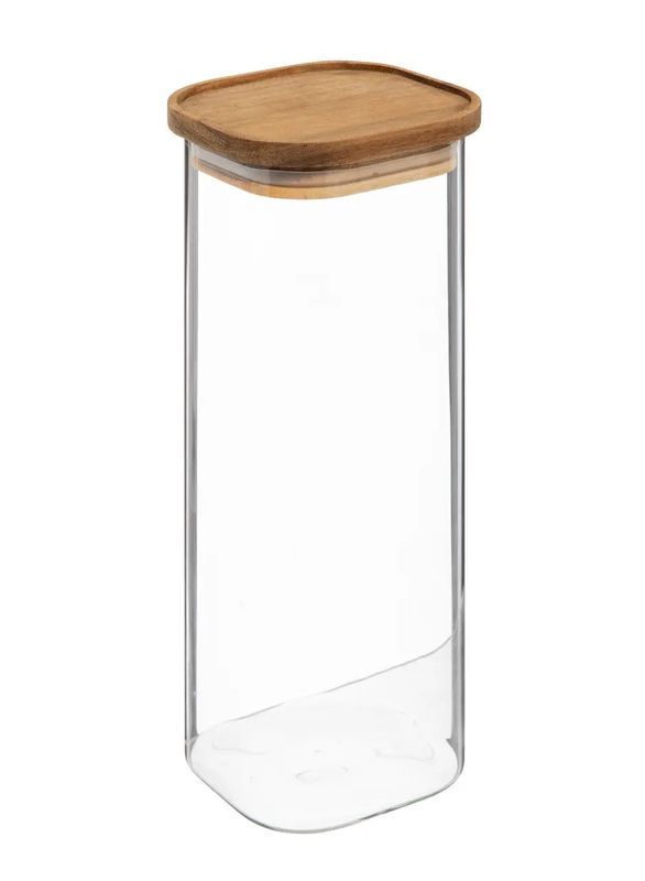 Organizer Cucina In Vetro E Legno Hermet 2L