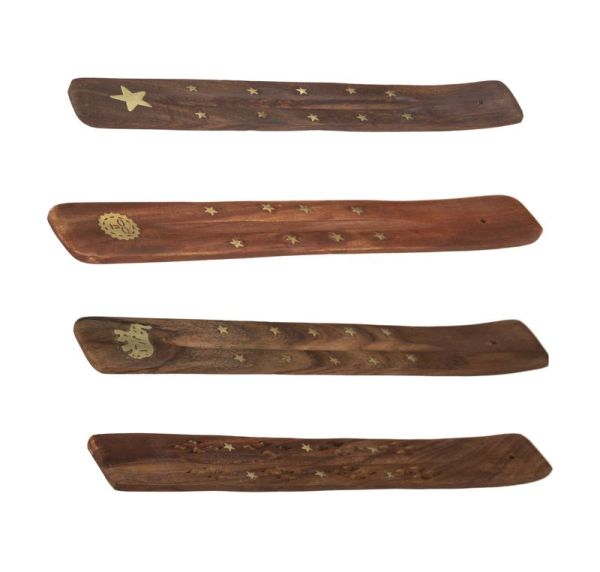 Base D'Encens En Bois 25.5X3.5Cm